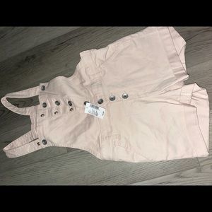 The children’s place girls pink overalls,NWT